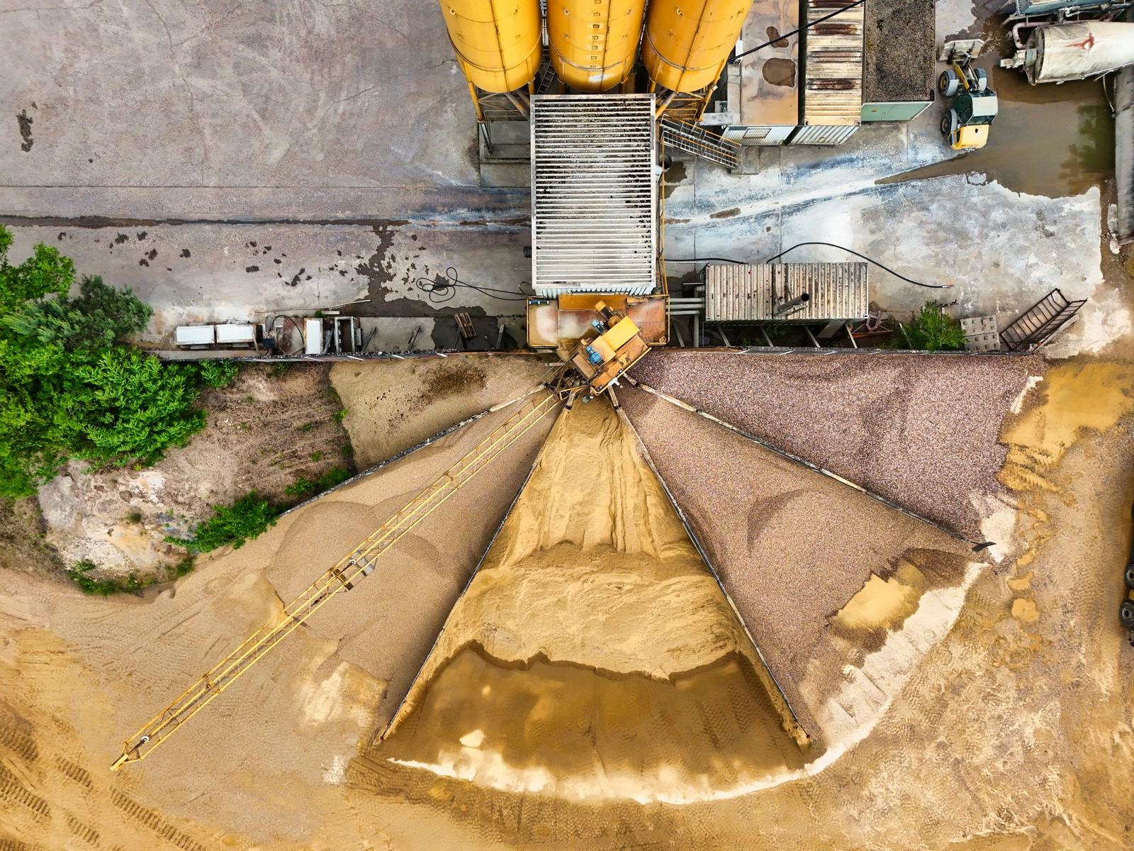 Quarry stockpile volume measurement